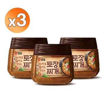 【韓味不二】膳府-韓國大醬鍋專用料理醬450g*3入