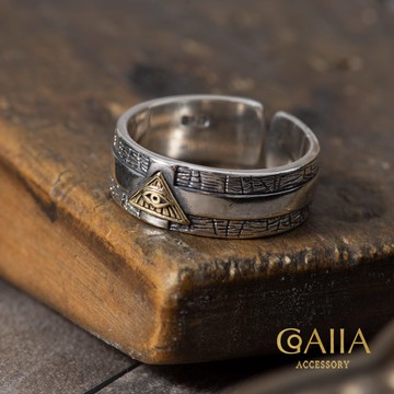 S925銀戒。光明全知眼 | LU