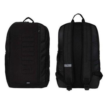 PUMA S後背包-雙肩包 肩背包 旅行包 愛迪達 09071201 黑