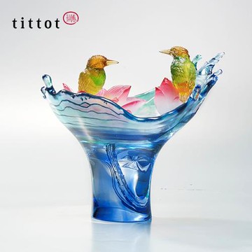 [tittot 琉園] 荷諧自得- 象徵「超越寒冷困境，邁向光明未來」之意象，適合送禮，室內擺飾