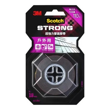 【3M】V1808N 戶外用 超強力雙面膠帶/戶外用雙面膠帶