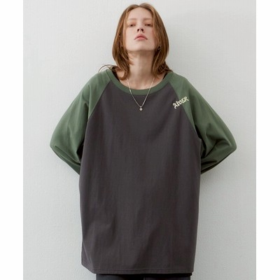 Casper John Aiver Aiver 16 ウォッシュ天竺刺繍ラグランロンt Men トップス Tシャツ カットソー 通販 Lineポイント最大get Lineショッピング