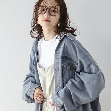 經典流行百搭牛仔外套(百搭/牛仔//日系/女外套/KDCY-B622)