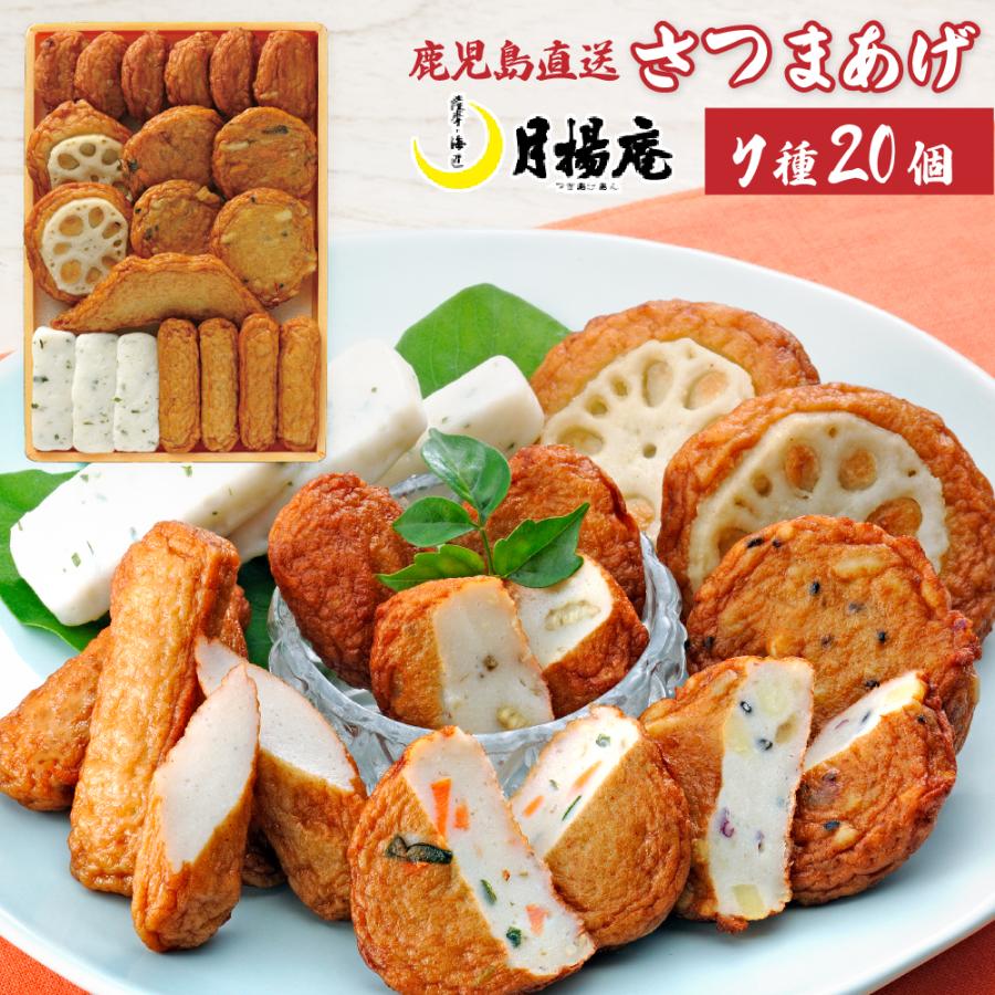 さつま揚げ 月揚庵 ギフト さつまあげ 鹿児島県産 特産品 月の華 V-C2 20個入