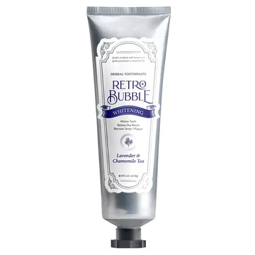 RETRO BUBBLE 淨化亮白草本牙膏 晚安舒緩茶口味  100g  1條