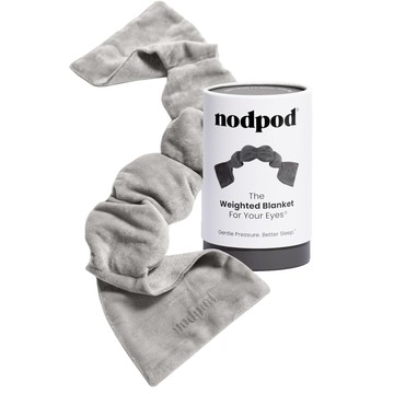 Nodpod 溫和加壓睡眠眼罩 | 美國專利認證｜遮光設計 適用於睡眠、旅行和放鬆 ｜專利遮光設計（Elephant Gray／大象灰色）眼罩禮盒 Sleep Mask Gift Box