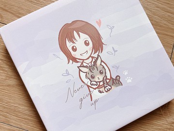 【客製・無框畫】原創插畫・似顏繪人像寵物・生日紀念品交換禮物