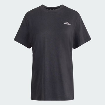 Adidas 愛迪達 Matcha L T KT9696 女 T恤 運動上衣 休閒短袖 抹茶印花 純棉 黑
