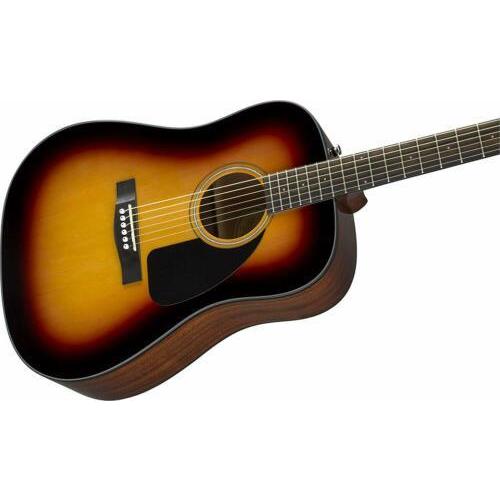 フェンダー エレクトリックアコースティックギター ケース付き Fender CD-60 Dreadnaught Acoustic Guitar (V3) With Case Sunburst Walnut Fi