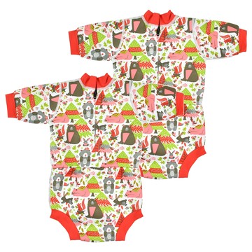 Splash About Happy Nappy Wetsuit 連身版游泳尿布褲 森林遊樂園  XXL  2件