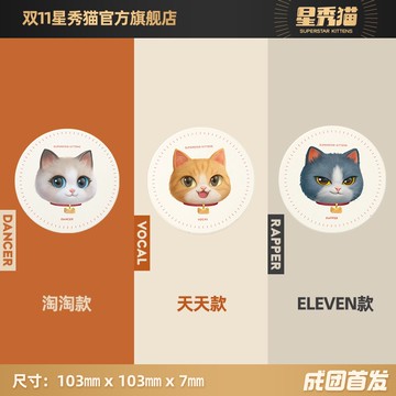 【超級星秀貓】杯墊