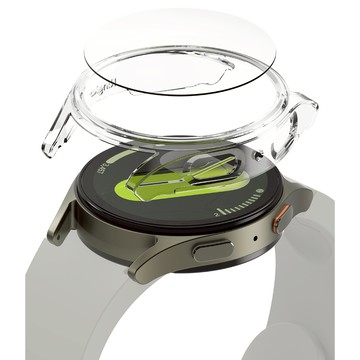 Ringke Slim & Glass 適用於 Galaxy Watch 7 40mm 輕質防刮硬殼帶鋼化玻璃屏幕保護膜