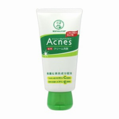 【医薬部外品】ロート製薬 メンソレータム アクネス 薬用クリーム洗顔130g