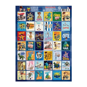 正版授權 玩具總動員4貼紙 獎勵貼紙 迪士尼卡通貼紙 兒童文具【小胡玩具(電子發票)】