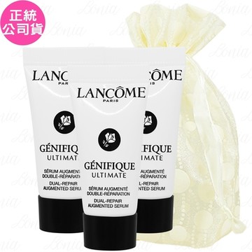 LANCOME 蘭蔻 超極限肌因賦活露(5ml)*3旅行袋組(公司貨)