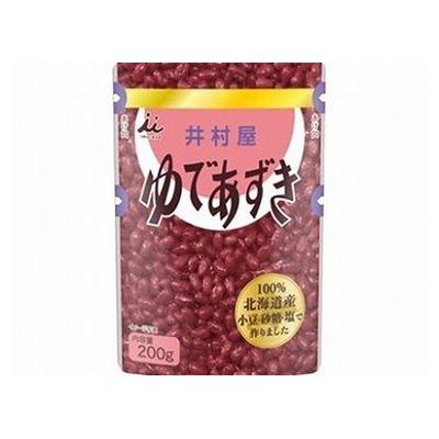 10個セット 井村屋 北海道ゆであずき パウチ 200g x10 代引不可