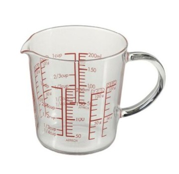 金時代書香咖啡 HARIO 耐熱玻璃大杯寬 200ml  MJCW-20-R-BK