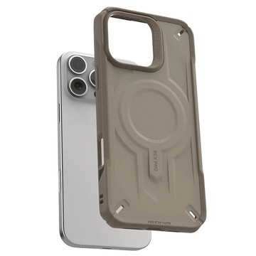 JTLEGEND REX Pro Kooling Mag 超軍規防摔磁吸殼 45g  iPhone 16 Pro  卡其色