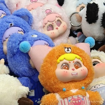 🍀臺灣出貨🍀萌寶嘟嘟係列毛絨盲盒潮玩掛件獃萌潮流公仔女生生日禮物禮物