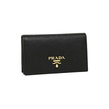 PRADA 名片卡夾 1MC122 QWA F0002 SAFFIANO METAL 可放零錢 (現+預)   ~【 菲尼斯 國際精品 ★ 疊加現抵$1300 】
