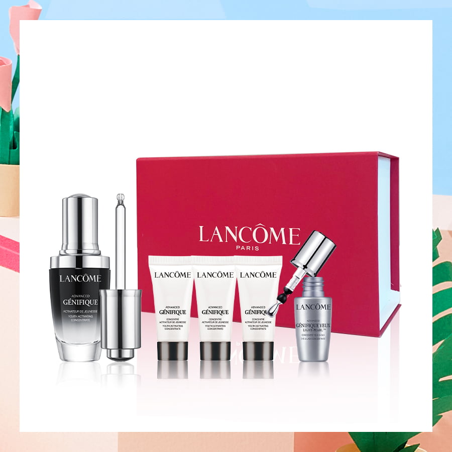 蘭蔻 Lancome 618限定-肌因夏日嫩亮禮盒搶購組_小黑瓶買30送20(價值$5,351元) [特惠組]
