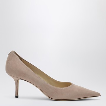 Love 65 pumps in light pink suede