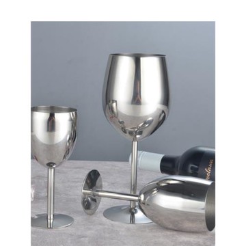 304不銹鋼紅酒杯高腳杯葡萄酒香檳杯創意酒店酒吧加厚酒酒杯器具