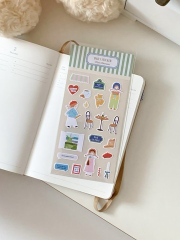Deco sticker | 巴黎午後漫步