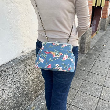 鳥語花香 口金包/ 斜背包/ 側背包/ 隨身包