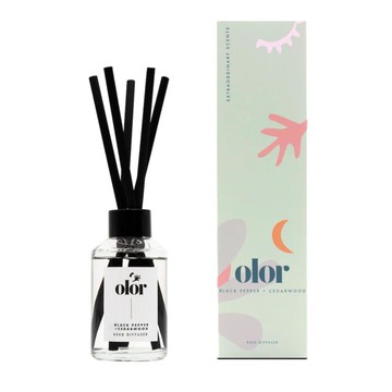 英國OLOR擴香瓶-雪松黑胡椒-120ml