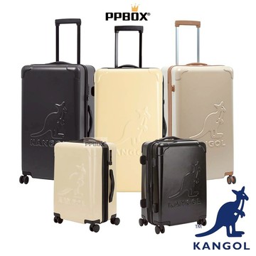KANGOL 袋鼠 胖胖箱 行李箱【63558803】登機箱 旅行箱 商務箱 冰棍箱 運動箱 拉鍊款 20吋 28吋