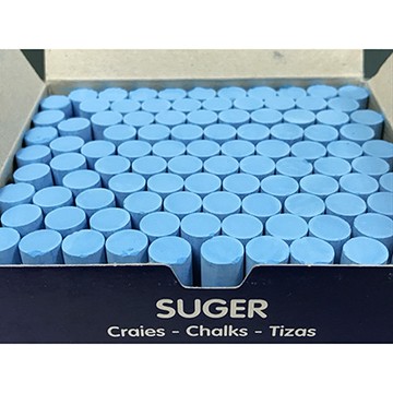 STRONG 自強牌 法國吉爾多 無灰粉筆 藍 100入