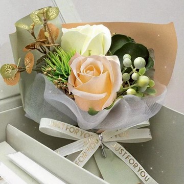 台灣現貨秒出🔥 香薰花藝套裝 擴香瓶禮盒 香皂花禮盒 擴香無火香薰禮盒 畢業花束 女友生日禮物 情人節禮物