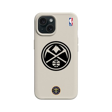 iPhone 15 SolidX 貝殼灰 - NBA - B&W-丹佛金塊 Denver Nuggets B&W