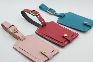 【客製禮物】 旅行行李吊牌 / 義大利精品植鞣革