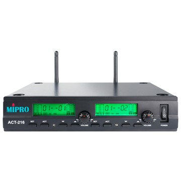 MIPRO ACT-216 專業舞台UHF類比雙頻道接收機