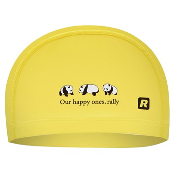 Rally Sports 兒童塗層泳帽 ORKC819  22 x 13cm  黃色  1個