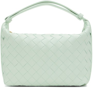 Bottega Veneta 绿色迷你 Wallace 单肩包