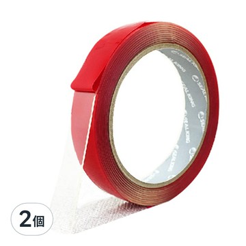 王佳 不殘膠壓克力泡棉雙面膠帶 18mm x 3m  2個