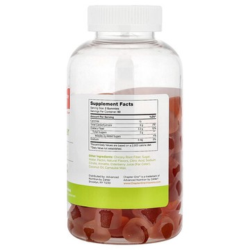 Zahler, 纖維軟糖，調味，120 粒