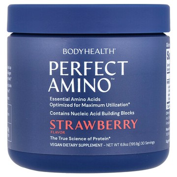 BodyHealth, Perfect Amino™，草莓，6.9 盎司（195.9 克）