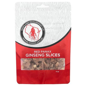 Dairyland Ginseng, 紅參切片，4 盎司