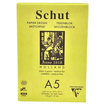 Clairefontaine SCHUT 學院級寫生本 A5 125G 100張 CF-11805