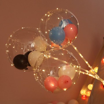 兒童生日派對商場櫥窗裝飾酒吧聚會酒店婚禮布置透明波波氣球