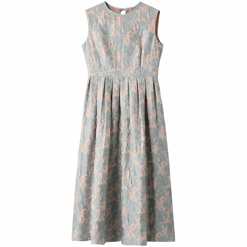 Anayi アナイ フラワージャガードタックフレアワンピース レディース ピンク 38 通販 Lineポイント最大get Lineショッピング