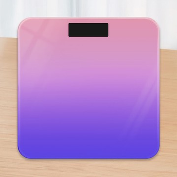 充電款極光漸變智能體重計