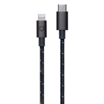 RHINOSHIELD 犀牛盾 Lightning to USB-C PD快充編織線  1m  1個  黑色