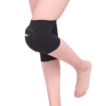 Aolikes 兒童海綿護膝  S  黑色  1雙