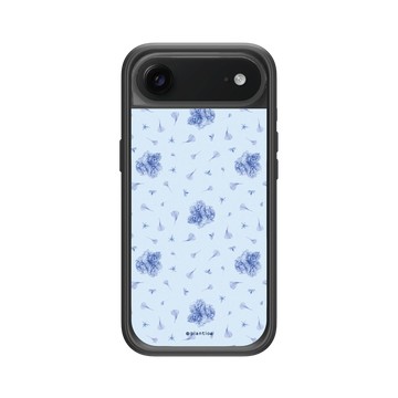 iPhone Air Mod NX -邊框背蓋組合 (相機按鈕) 黑 - Plantica - 花束 – 紫藤