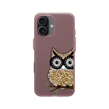 iPhone 17 Clear (相機按鈕) 晶醺玫 - 花生騷 WasangShow - 貓頭鷹